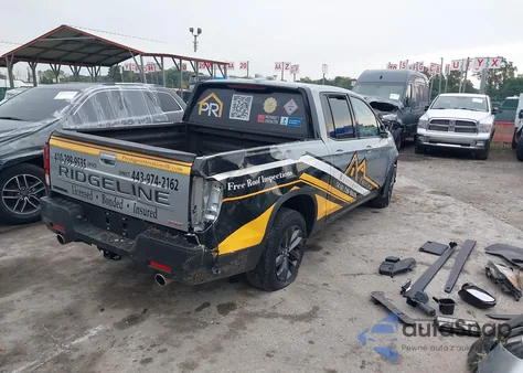 2025 Honda Ridgeline Sport из США, поврежденный, VIN 5FPYK3F19SB008785